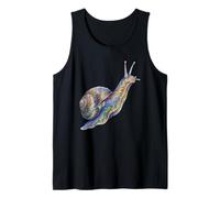 Snail Psychedelic Ocean Art Marine Life Colorful Tank Top