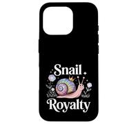 Snail Royalty Cute Rainbow Nature And Forestcore Lover Case for iPhone 16 Pro