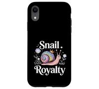 Snail Royalty Cute Rainbow Nature And Forestcore Lover Case for iPhone XR