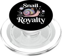 Snail Royalty Cute Rainbow Nature And Forestcore Lover PopSockets PopGrip for MagSafe