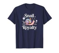 Snail Royalty Cute Rainbow Nature and Forestcore Lover T-Shirt