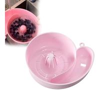 Snail-Shaped Automatic Vegetable and Fruit Washer, Drain Basket Berry Washer Spinner Bowls, Fruit Washing Bowl with Strainer, Portable Drainer Fruits Washing Basin for Home Kitchen Meal Prep (1pcs)