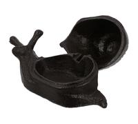 Snail Shaped Cast Iron Key Holder Box for Yard and Porch Decorative Key Hider with Classic Ornate Design
