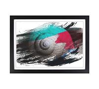 Snail Shell V2 Framed Print | A2 Black Framed Wall Art | Ready to Hang | Modern Nature Picture | Living Room Bedroom Lounge Office