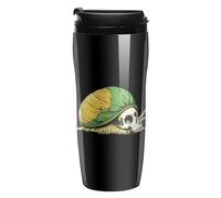 Snail Skull Reusable Coffee Cup with Lid 350ml