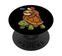 Snail Sloth Turtle Asap Squad Slow Animal Lover Boys Girls PopSockets Adhesive PopGrip
