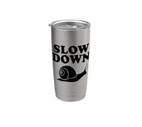 Snail Slow Down Stainless Steel Insulated Tumbler