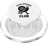 Snail Slow Runners Club Humorous Jogging Mascot PopSockets PopGrip for MagSafe