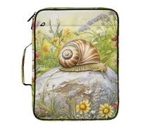 Snail Slowly Moving on The Stone Office Folders 7 Pockets A4 Letter Size with Zipper Closure for Home Office Travel File Organizer para guardar documentos