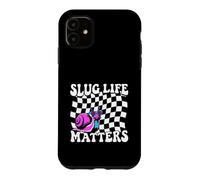 Snail Slug Retro Humorous Graphic Slug Life Matters Case for iPhone 11