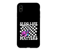 Snail Slug Retro Humorous Graphic Slug Life Matters Case for iPhone XS Max