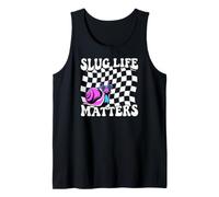 Snail Slug Retro Humorous Graphic Slug Life Matters Tank Top