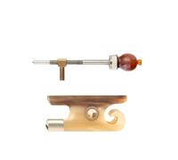 Snail Tail Style Violin Bow Frog Ebony Ox Horn Abalone Shell Inlay W/Screw Tip For Fiddle Violino Bow Parts(Color:White Ox Horn)