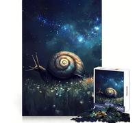 Snail Under The Starry Night Sky 1000 Piece Jigsaw Puzzles for Teenagers Jigsaw Enhance Memory Cozy Relax Firm Cut Festive Gift (38x52cm)