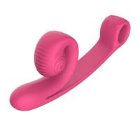 Snail Vibe Curve - 2-in-1 Clitoral Vibrator (Pink)