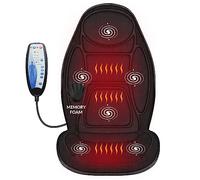 Snailax Back Massage Seat Cushion, Chair Massage Pad, 5 Massage Modes & 2 Heat Settings, Seat Massager for Office Chair, Home Use