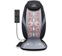 Snailax Back Massager with Heat - Massage Chair Pad Deep Kneading Full Back Massager Massage seat Cushion for Home Office use
