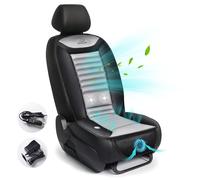Snailax Cooling Car Seat Cover Front Seat, 12V Cooling Car Seat Cushion, 2 Cooled Air Speed & 3 Massage Intensities, SUV Truck Universal Fit -Driving Comfort