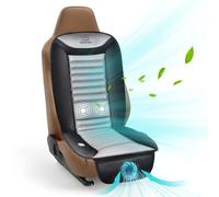 Snailax Cooling Car Seat Cushion, 12V Cooling Car Seat Cover Front Seat, 2 Cooled Air Speed & 3 Massage Intensities, Front Seat for Car SUV Truck Universal Fit -Driving Comfort