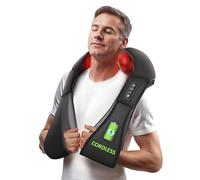 Snailax Cordless Neck Massager with Heat, Shiatsu Deep Tissue Kneading Shoulder Massager, Neck Massager for Neck Pain Shoulder, Back Massager Gifts for Women,Men