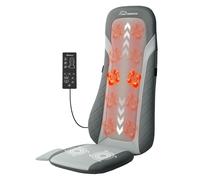 Snailax Heated Back Massager with Shiatsu Kneading and Rolling - Deep Tissue Pain Relief, Extended Massage, Full Back Coverage for Home or Office Use