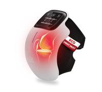 Snailax Heated Knee Massager, Cordless Vibration Knee Brace Support Wrap, Electric Joint Pain Relief for Home Office Use, Gifts for Women Men Mom Dad