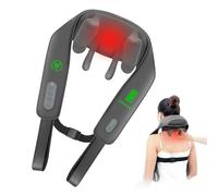 Snailax Improved 4D Wireless Neck Massager with Heat, Electric Shiatsu Neck Massager with Kneading Massage, Massager for Neck, Shoulder, Back, Leg, Gifts for Men and Women