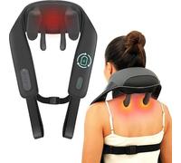 Snailax Neck Massager for Neck Pain Shoulder, Cordless Shiatsu Massager for Back, 6D Deep Tissue Kneading, Lightweight Snap-on Massagers for Home Office Use, Birthday Gifts for Women Men