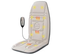 Snailax Vibration Back Massager with Heat - 10 Vibration Motors & 2 Heating Levels, Chair,Mounted Massager for Office Chair, Recliner, Sofa (UK Plug)-Christmas Birthday Gifts for Men, Mom, Dad