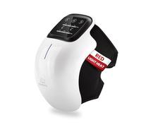 Snailax Wireless Red Light Knee Massager with Heat for Arthritis Swelling Stiffness Knee Massage with 3 Temperatures 3 Vibration Massage Modes Laser & Infrared Function LED Display Strong Battery