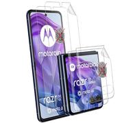 Snailcanfly 1 Set Anti-fingerprint Matte Hydrogel Film Compatible with Motorola Razr 50 Ultra 5G 6.9" High Sensitive Anti-glare Protective Film Explosion Proof Flexible TPU Screen Protectors