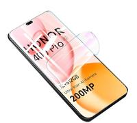 Snailcanfly 2Pcs High Sensitive Hydrogel Film for Honor 400 5G 6.55" Soft Flexible Film Transparent TPU Screen Protectors Fingerprint Unlock Explosion-proof NOT Tempered Glass