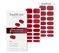 SnailCure Semi Cured Gel Nail Strips, Real Gel Polish Wraps for Long-Lasting Shine, Easy Stick On Nails Kit, Vegan, PETA-Approved, Chip-Resistant, UV/LED Lamp Needed, 30 Pcs, 14+ Days Wear, Madame