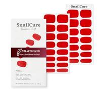 SnailCure Semi Cured Gel Nail Strips, Real Gel Polish Wraps for Long-Lasting Shine, Easy Stick On Nails Kit, Vegan, PETA-Approved, Chip-Resistant, UV/LED Lamp Needed, 30 Pcs, 14+ Days Wear, Pigalle