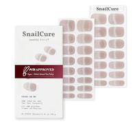 SnailCure Semi Cured Gel Nail Strips, Real Gel Polish Wraps, Long-Lasting Shine, Easy Stick On Nails Kit, Vegan, PETA-Approved, Chip-Resistant, UV/LED Lamp Needed, 30 Pcs, 14+ Days Wear, Crush On Me