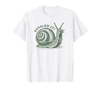 Snailed It Funny Snail Pun Funny Animals T-Shirt