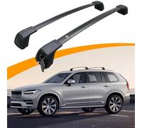 Snailfly Upgraded Crossbars Fit for 2015-2024 Volvo XC90 Lockable Roof Rack Cross Bars Cargo Accessories, Work for Flush Side Rails