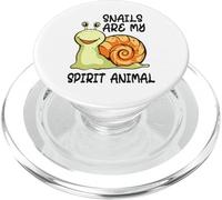 Snails Are My Spirit Animal My Spirit Animal Is A Snail PopSockets PopGrip for MagSafe