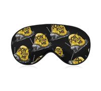 Snails Don't Rushed Me Blackout Sleep Mask for Side Sleeper Soft Covers for Travel Essentials Nap