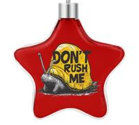 Snails Don't Rushed Me Christmas Hanging Decor Star Ornament