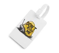 Snails Don't Rushed Me Luggage Tags for Suitcases Handbag Tag Labels Travel Accessories Privacy Cover ID Label