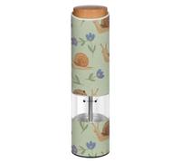 Snails Flowers Green Electric Pepper Grinder Salt Grinder Mill