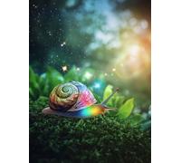 Snails Plant Diamond Art, 5D Diamond Painting Kits Adults, Crystal Art Mosaic Kits for Beginner, DIY Crafts for Adults 90x120cm, Gem Cross Canvas Kit Home Wall Decor, Lady Festival Gifts Z0-936