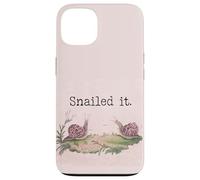 Snails Slug Life We'll Get There When We Get There Nailed It Case for iPhone 13