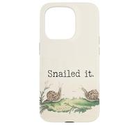 Snails Slug Life We'll Get There When We Get There Nailed It Case for iPhone 15 Pro