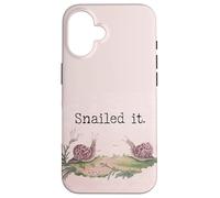 Snails Slug Life We'll Get There When We Get There Nailed It Case for iPhone 16