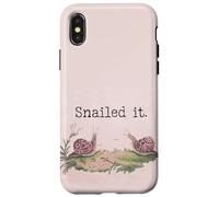Snails Slug Life We'll Get There When We Get There Nailed It Case for iPhone X/XS