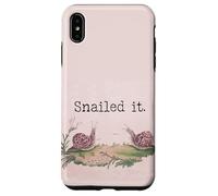 Snails Slug Life We'll Get There When We Get There Nailed It Case for iPhone XS Max