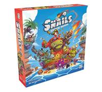 Snails: The Board Game - Tactical Miniatures Game with Crazy Snails, Action Programming & Whimsical Battlefield - German, 2-4 Players, Ages 10+ - ELZNIR GAMES