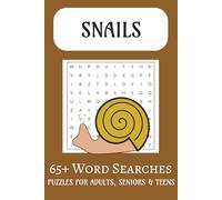 Snails Word Search Puzzle Book: Word Searches with Easy-to-Read Print Featuring Shells, Slime Trails, Slow Crawlers, and More | 6x9 Inches, 110 Pages ... Gift for Vacations, Holidays, and Free Time